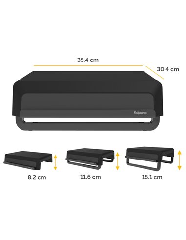Supporto Monitor Breyta™ Nero-Fellowes 100016560 FELLOWES SUPPORTI-BRACCI MONITOR-NOTEBOOK