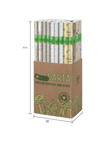 Rotolo ecocarta Fiori di Campo 70X200cm Rex Sadoch EC3J1F02 REX SADOCH CARTA REGALO