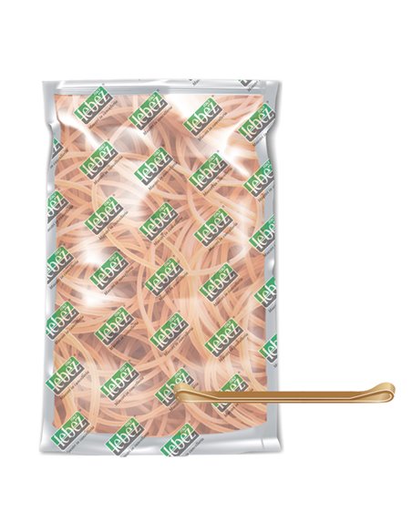 Elastico fettuccia in para Ø100 - 8mm in sacchetto da 1KG Lebez 81783 LEBEZ ELASTICI