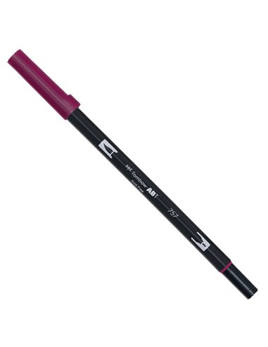 Pennarello Tombow ABT Dual Brush 757 port red PABT-757