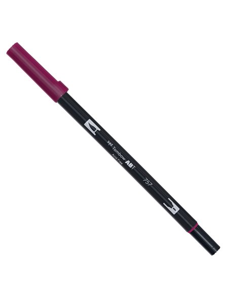 Pennarello Tombow ABT Dual Brush 757 port red PABT-757