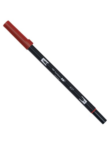 Pennarello Tombow ABT Dual Brush 837 wine red PABT-837 TOMBOW PENNE DISEGNO TECNICO