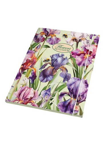 Cartella con elastico 26x35,5x1,2cm Pigna Nature Flowers 02303643L PIGNA CARTELLE CON ELASTICO
