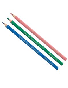 Astuccio 12 matite colorati eco Il Castello+3 bicolor Faber Castell 110312 FABER-CASTELL PASTELLI COLORATI 2