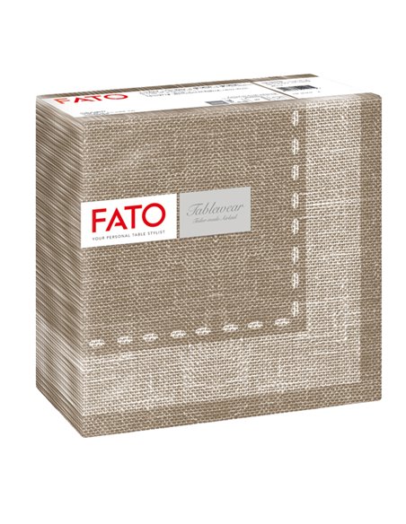 50 tovaglioli 40x40cm Linea tablewear Cachemire CaffE' Fato 88403800 FATO TISSUE HO.RE.CA-TOVAGLIE-RUNNER