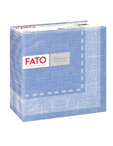 50 tovaglioli 40x40cm Linea tablewear Cachemire Blu Fato 88403700