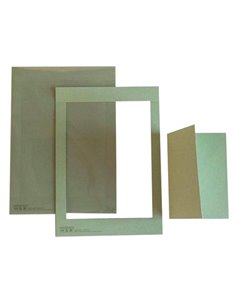 10 cartoncini prefustellati 117x170mm salvia Kartos 03330300