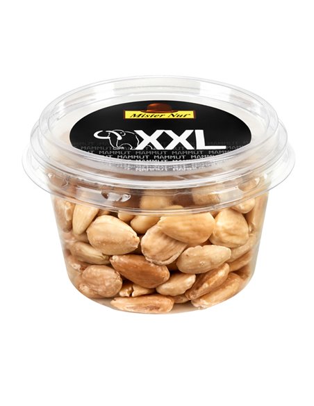 Mandorle pelate tostate e salate bicchiere 120g Mister Nut 128063007313