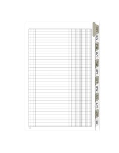 Registro Scadenzario spiralato Gen-Dic 8pag. 29,7x21cm 2116A1243G Data Ufficio 2116A1243G DATA UFFICIO SEGRETERIA 2