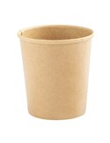 25 Bowl per zuppe monouso 780ml in cartoncino avana Signor Bio PBC102BIO25C