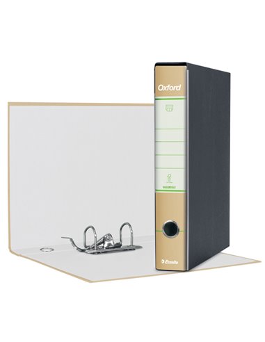 Registratore OXFORD GREEN G84 avana dorso 5cm f.to protocollo ESSELTE 397840501 ESSELTE REGISTRATORI A LEVA