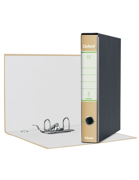 Registratore OXFORD GREEN G84 avana dorso 5cm f.to protocollo ESSELTE 397840501 ESSELTE REGISTRATORI A LEVA