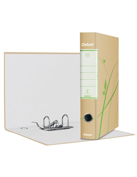 Registratore OXFORD GREEN G84 avana dorso 5cm f.to protocollo ESSELTE 397840501 ESSELTE REGISTRATORI A LEVA