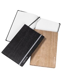 Taccuino WOOD c/elastico 192pag 13,5x21,5cm Colorosa Ri.Plast 36WT1321
