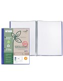 Portalistini personalizzabile Ermes TI in PP riciclato 20 buste blu Sei rota 57272007