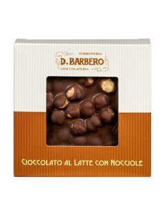 Tavoletta di cioccolato al latte con nocciole 120gr in astuccio -stagionale NOCCL D. Barbero CARAMELLE-CIOCCOLATINI-CHEWING GUM