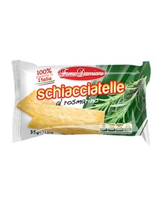 Confezione 50 Schiacciatelle al rosmarino monoporzione da 35gr Forno Damiani FDSRO Forno Damiani SNACK DOLCI-SALATI