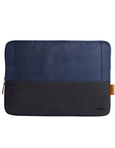 LISBOA 16" LAPTOP SLEEVE - BLUE- Trust 24982 TRUST BORSE-ZAINI-TROLLEY