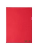 25 cartelline a L 22X30 PE Bio-Based rosso liscio superior Favorit 400182395