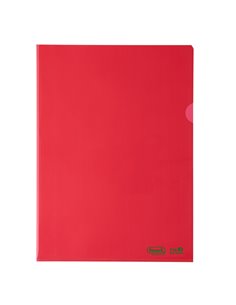 25 cartelline a L 22X30 PE Bio-Based rosso liscio superior Favorit 400182395 FAVORIT CARTELLINE APERTE SU DUE LATI