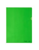25 cartelline a L 22X30 PE Bio-Based verde liscio superior Favorit 400182396
