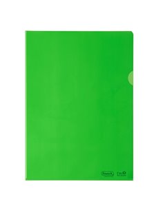 25 cartelline a L 22X30 PE Bio-Based verde liscio superior Favorit 400182396