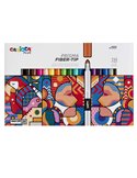 Astuccio 18 pennarelli Prisma colori assortiti Carioca Plus 45206