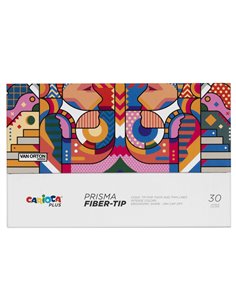 Astuccio 30 pennarelli Prisma colori assortiti Carioca Plus 45208 CARIOCA PENNARELLI