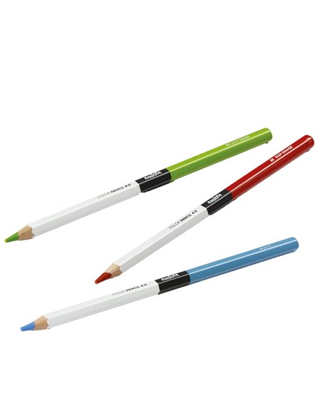Astuccio 24 matite colorate assortiti Carioca Plus 45203