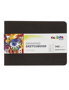 Sketchbook 20 fogli carta 140gr f.to A5 Carioca Plus 45222 CARIOCA ALBUM DISEGNO BIANCO