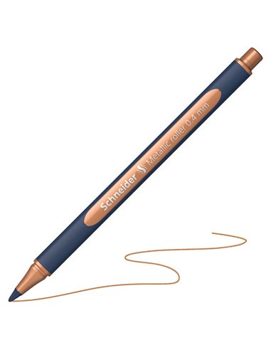 Astuccio 4 Metallic Roller 050 punta 0.4mm colori assortiti Schneider P700495 SCHNEIDER PUNTA FELTRO