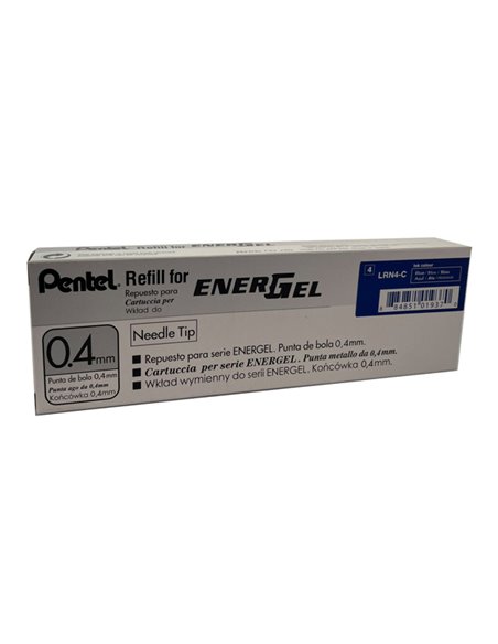 Refill Energel X LRN4-CX blu 0.4mm Pentel LRN4-CX PENTEL REFILL ROLLER