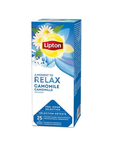 Confezione 25 filtri Camomilla Feel Good Selection Lipton 68384233 Lipton CAFFE E TE