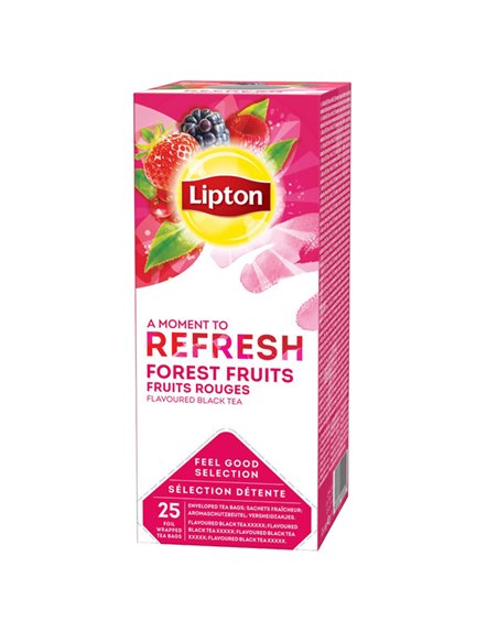 Confezione 25 filtri Frutti di bosco Feel Good Selection Lipton 68384216 Lipton CAFFE E TE