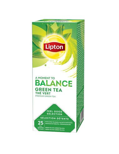 Confezione 25 filtri TE' verde puro Feel Good Selection Lipton 68384193 Lipton CAFFE E TE
