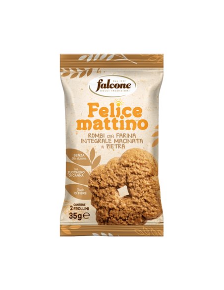 Biscotti rombi con farina integrale 35gr Falcone 01-0412 Dolciaria Falcone SNACK DOLCI-SALATI
