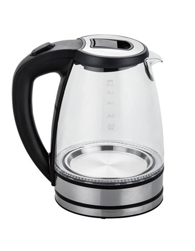 Bollitore elettrico cordless con caraffa in vetro 2200W Melchioni 118360027