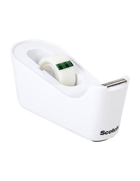 Dispenser da Tavolo C18  bianco+ 1 rotolo di nastro adesivo Scotch® Magic™19x33 7012754546