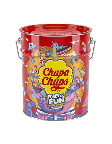 Chupa chups confanetto in latta 150pz 9300500
