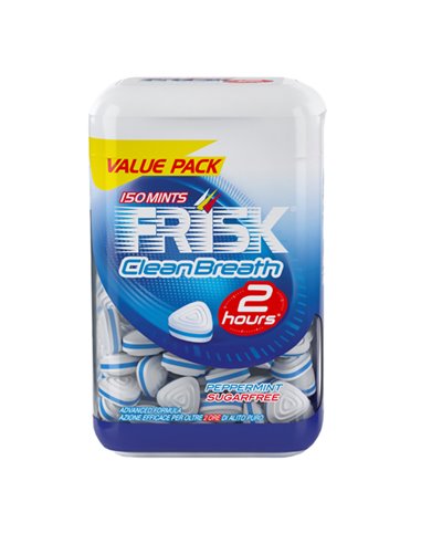 Frisk in barattolo da 150 pezzi 9140900 Frisk CARAMELLE-CIOCCOLATINI-CHEWING GUM