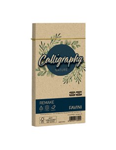 25 buste Calligraphy Remake 120gr 110x220mm spiaggia Favini A57R253