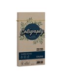 25 buste Calligraphy Shiro Eco 120gr 110x220mm legno Favini A57N904