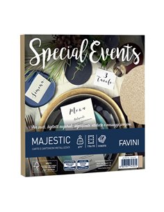 10 buste Special Events 120gr 170x170mm sabbia 07 Favini A57N118