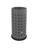 Portaombrelli forato 21L in acciaio grigio Stilcasa 116/G