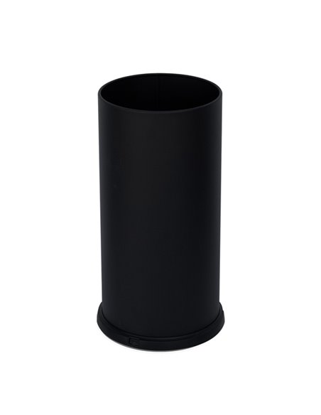 Portaombrelli Steel con vaschetta interna 22L in acciaio nero Stilcasa 581/N