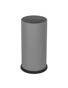 Portaombrelli Steel con vaschetta interna 22L in acciaio grigio Stilcasa 581/G
