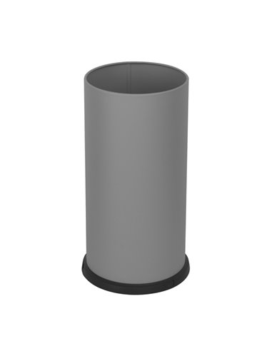 Portaombrelli Steel con vaschetta interna 22L in acciaio grigio Stilcasa 581/G