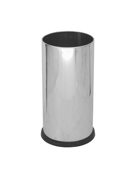 Portaombrelli Steel con vaschetta interna 22L in acciaio inox lucido Stilcasa 581/A