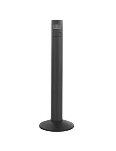 Posacenere da esterno in alluminio verniciato nero Stilcasa 701/N STILCASA CESTINI E POSACENERE