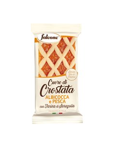 Cuor di crostata albicocca e pesca 60gr Falcone 01-0409 Dolciaria Falcone SNACK DOLCI-SALATI